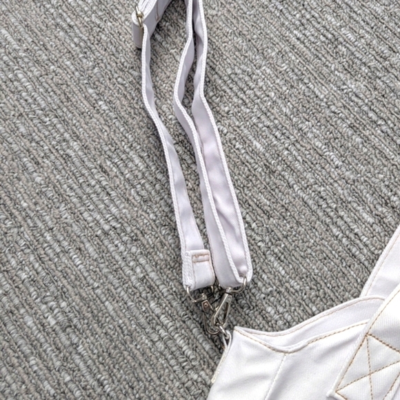 BNWT - True Religion White Tote/Crossbody/Shoulder/Beach/School Bag/Purse - Picture 7 of 16